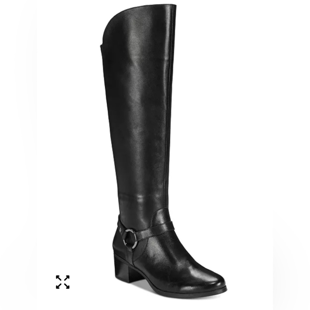 Anne Klein Jamari Black Knee-High Women's Boots 9M
